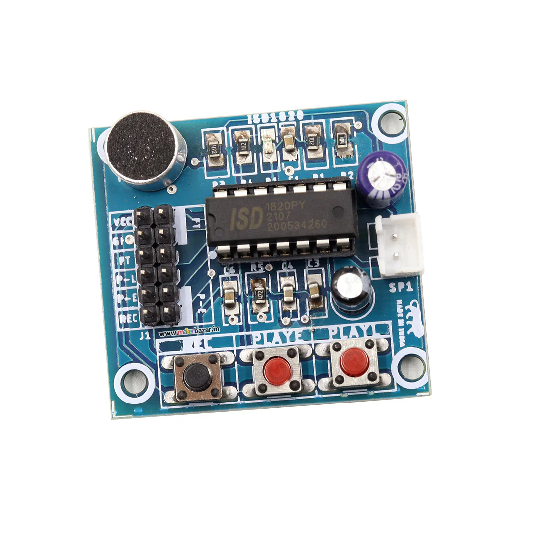 ISD1820 Voice Recorder & Sound Playback Module onboard Microphone & Speaker - Image 7