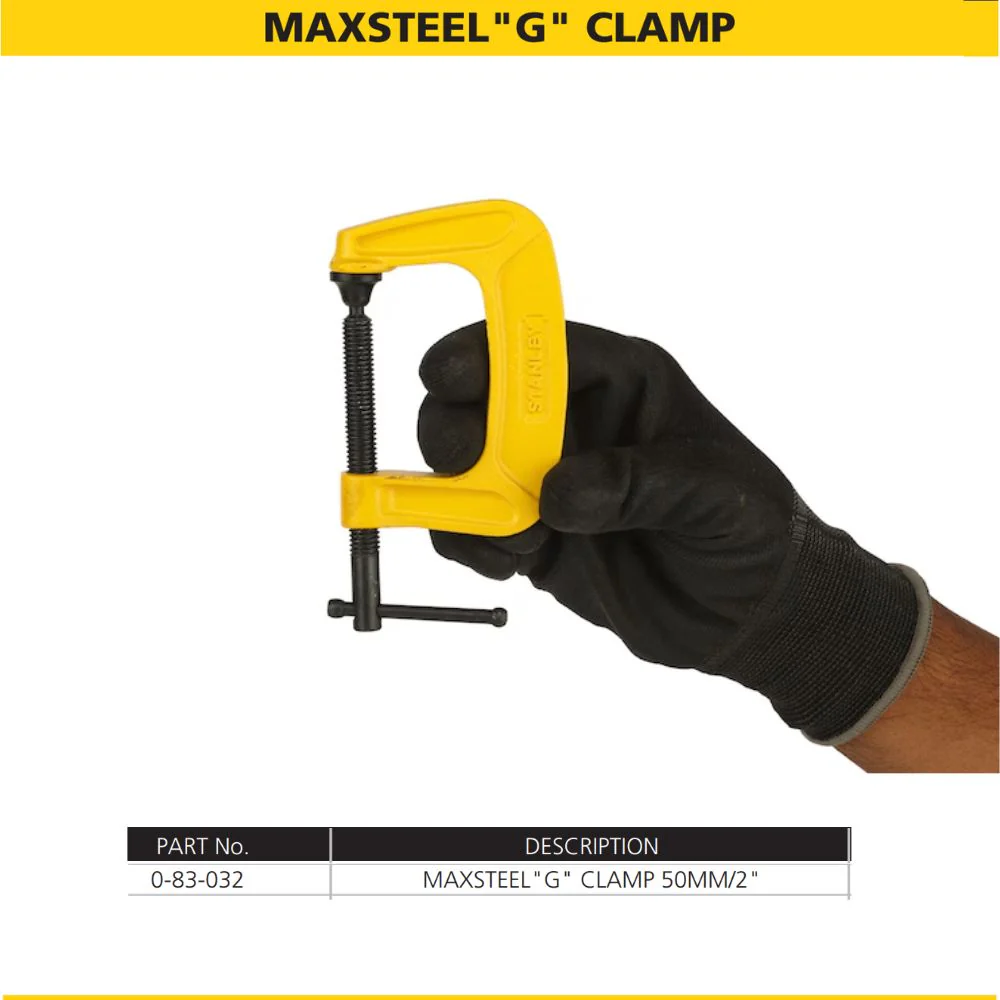 Stanley: Max Steel C-Clamps G-Clamp - Image 3