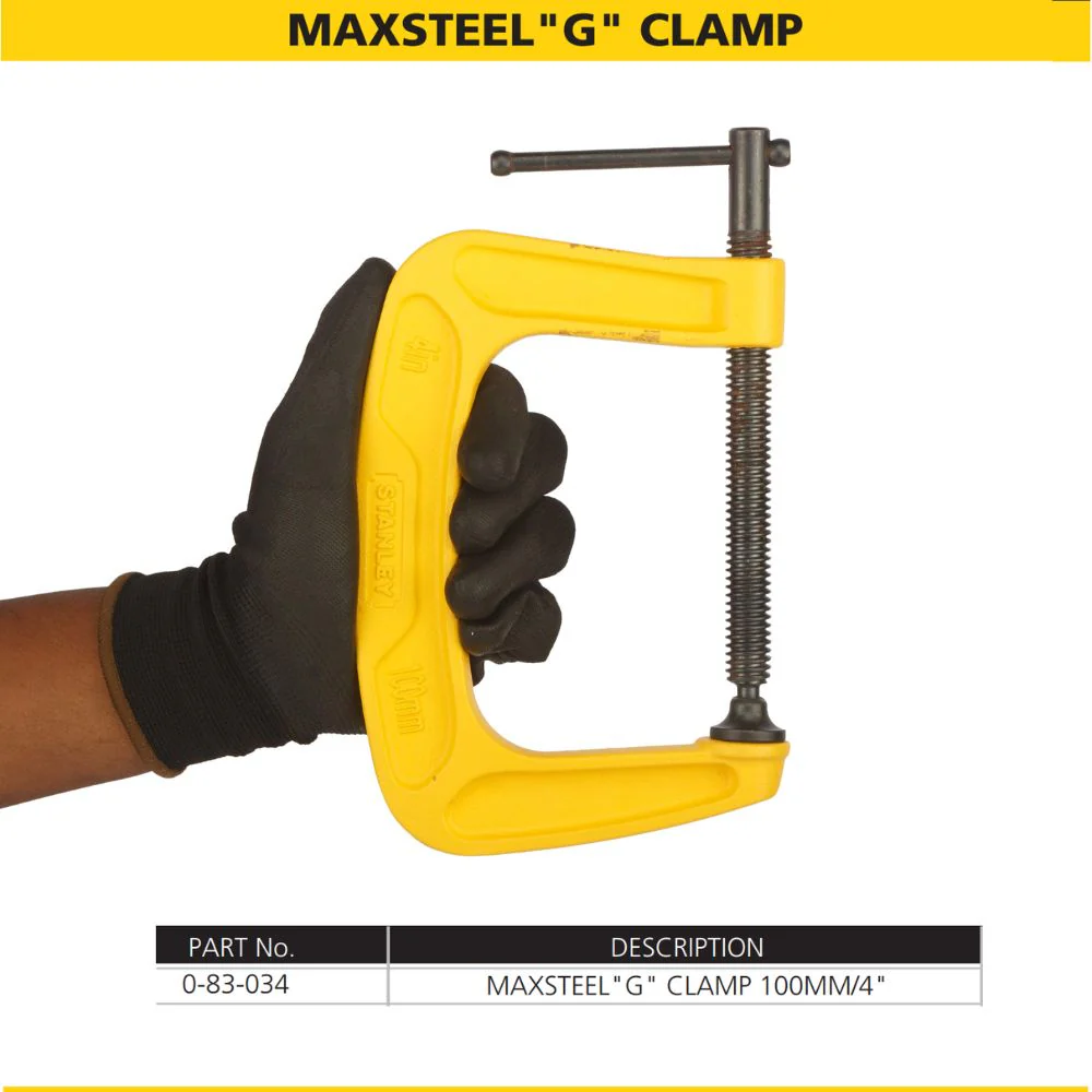 Stanley: Max Steel C-Clamps G-Clamp - Image 5
