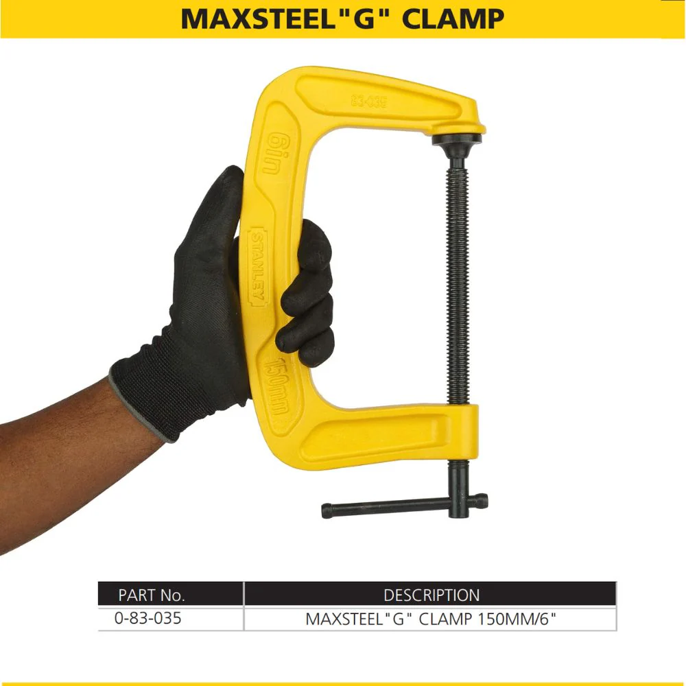Stanley: Max Steel C-Clamps G-Clamp - Image 6