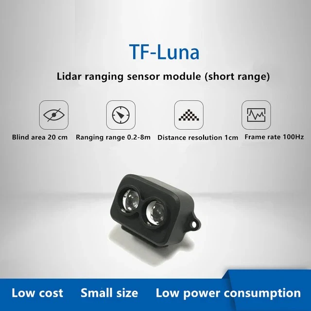 TF-Luna ToF LiDAR Module - 8 Meters Distance Sensor - Image 9