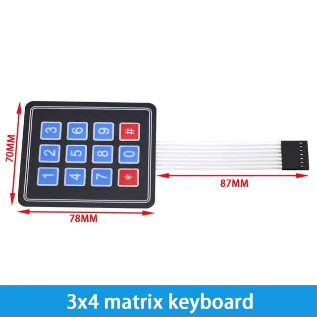 Universal Key Matrix Module Membrane Switch Keypad [Flexible] - Image 4