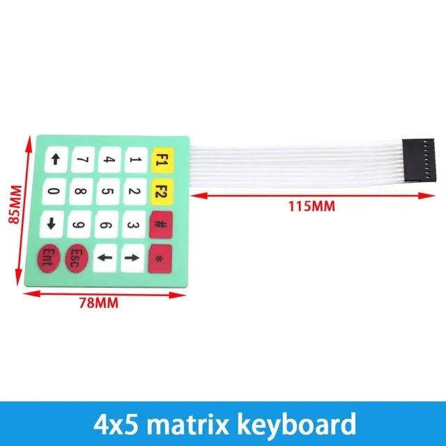 Universal Key Matrix Module Membrane Switch Keypad [Flexible] - Image 6