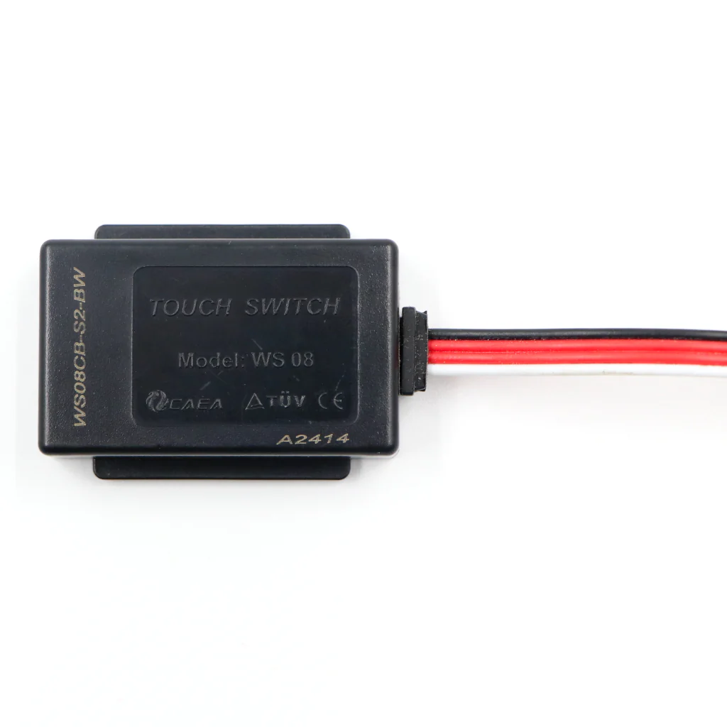 WS08CB-S2-BW WS 08 Single Touch Sensor Mirror Switch For Glass Lamp Mirror Light LED 12VDC 4.5A One Colour - Image 3